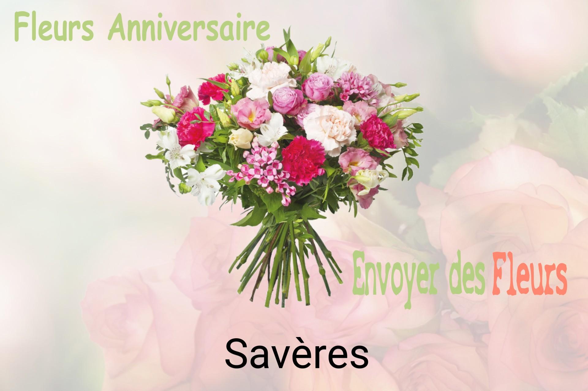 Bouquet de fleurs d’anniversaire livré à Savères